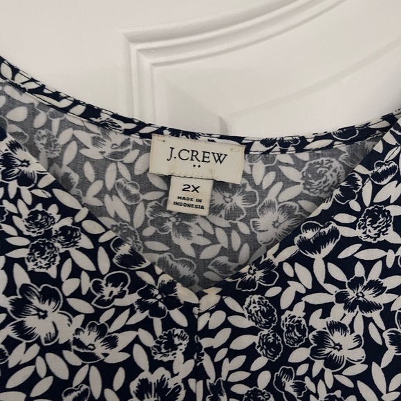 J.Crew Factory V-neck ruffle tiered dress - Picture 8 of 8